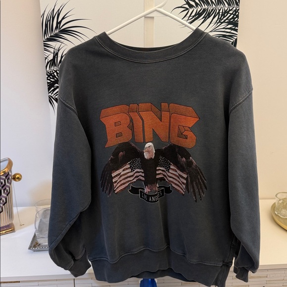 Anine Bing Vintage Crewneck Sweatshirt - Picture 2 of 6